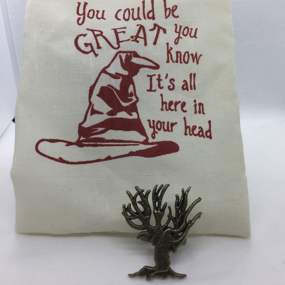 Sorting Hat Bag & Whomping Willow ring /*